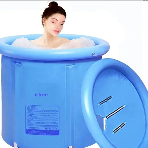 Inflatable Bathtub Bath Tub foldable bathtub plastic Bath T… - Picture 2 of 12